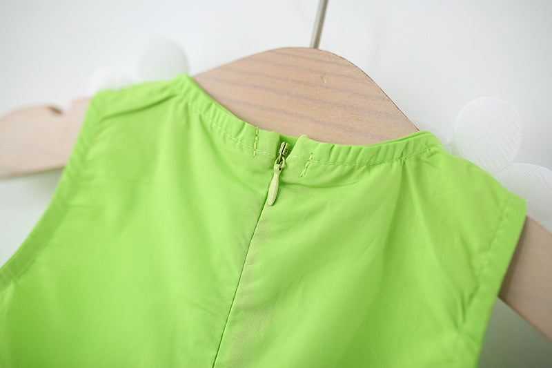 Solid A-Line Dress