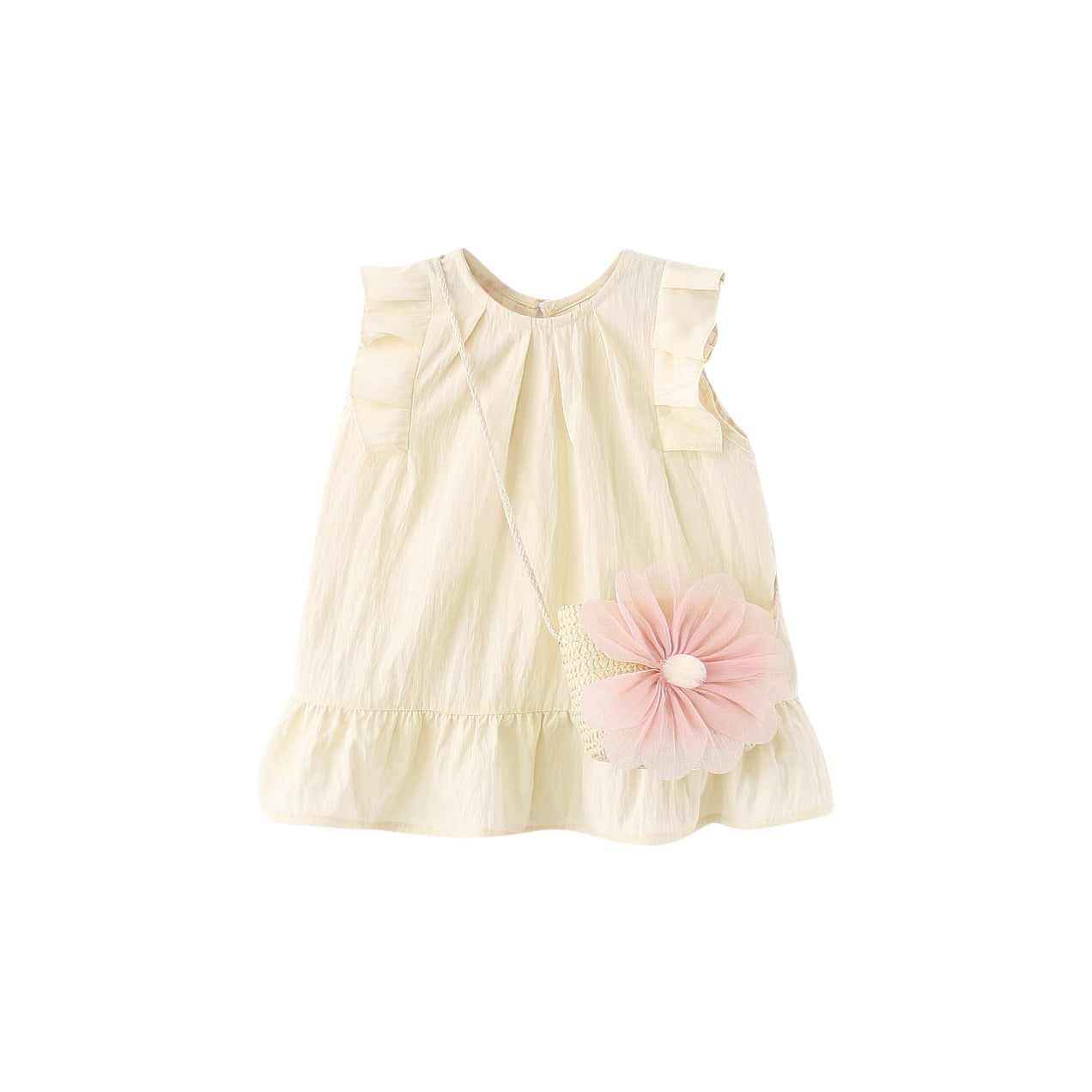Solid A-Line Dress