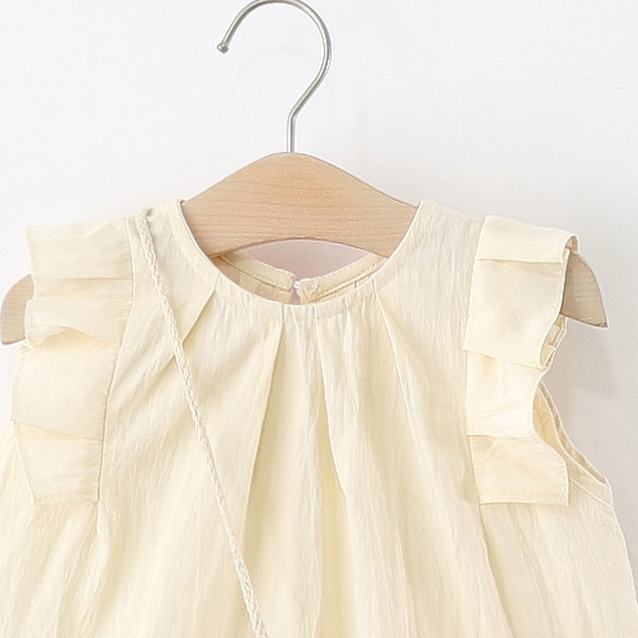Solid A-Line Dress