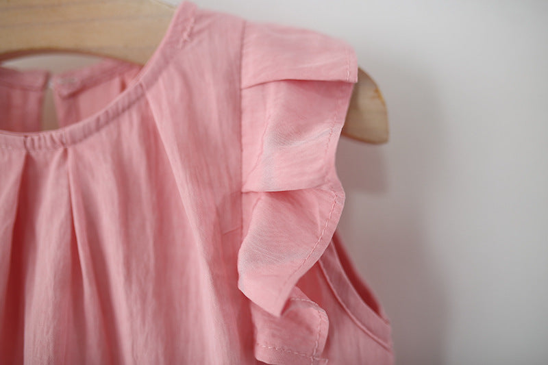 Solid A-Line Dress