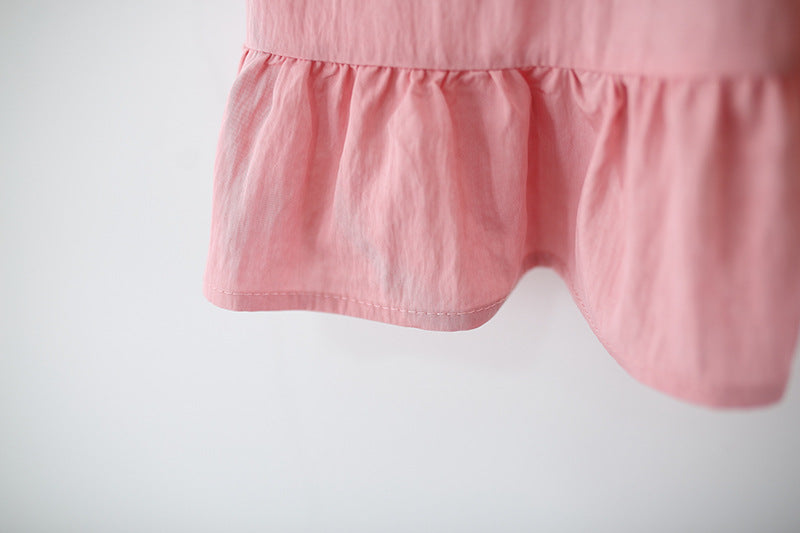 Solid A-Line Dress