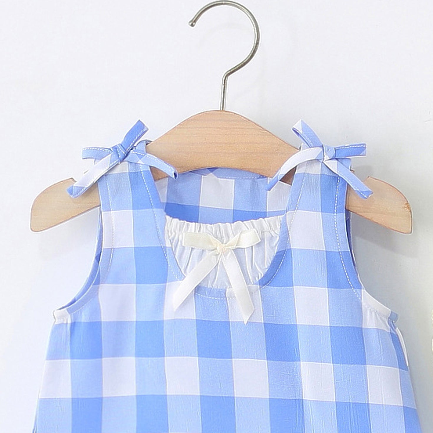 Checked A-Line Dress