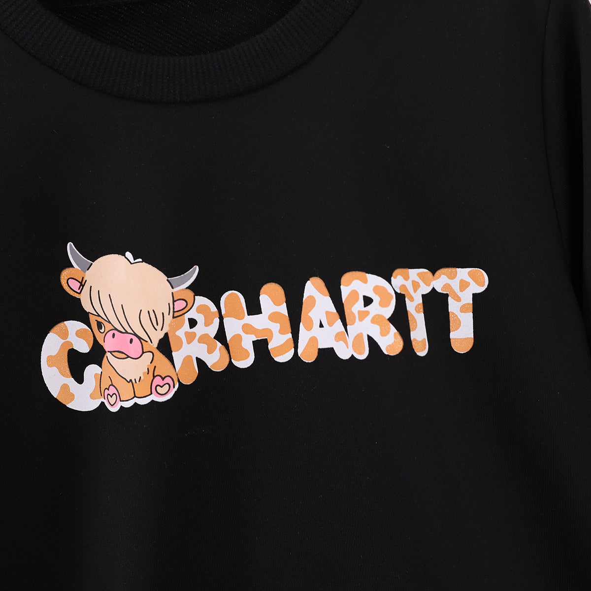 Boys Printed Round Neck Sweatshirt With Jogger