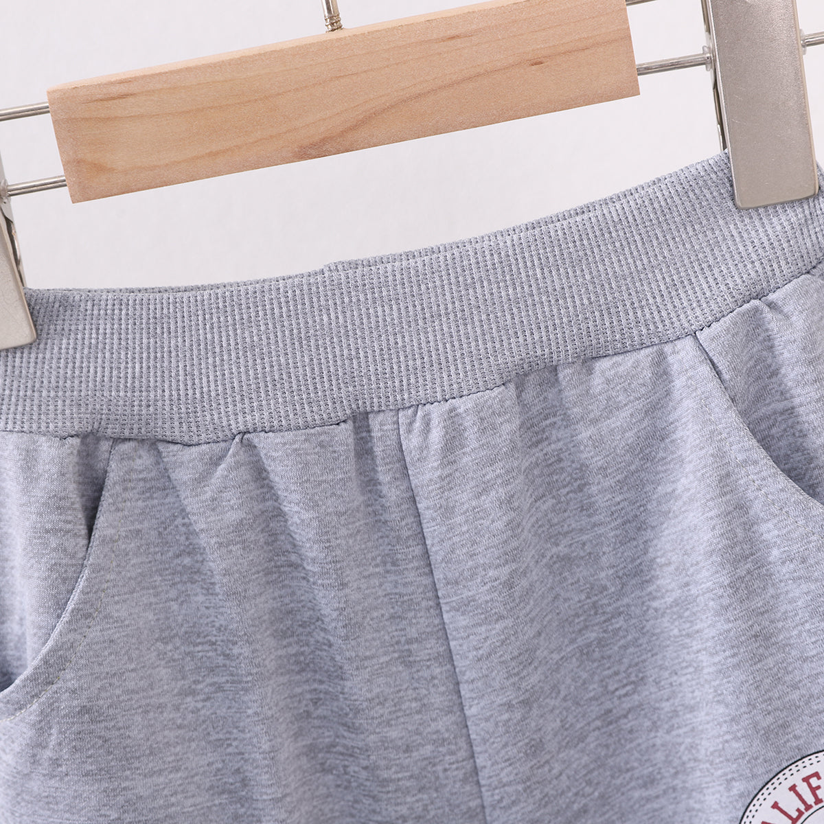 Boys Printed Round Neck Sweatshirt With Jogger