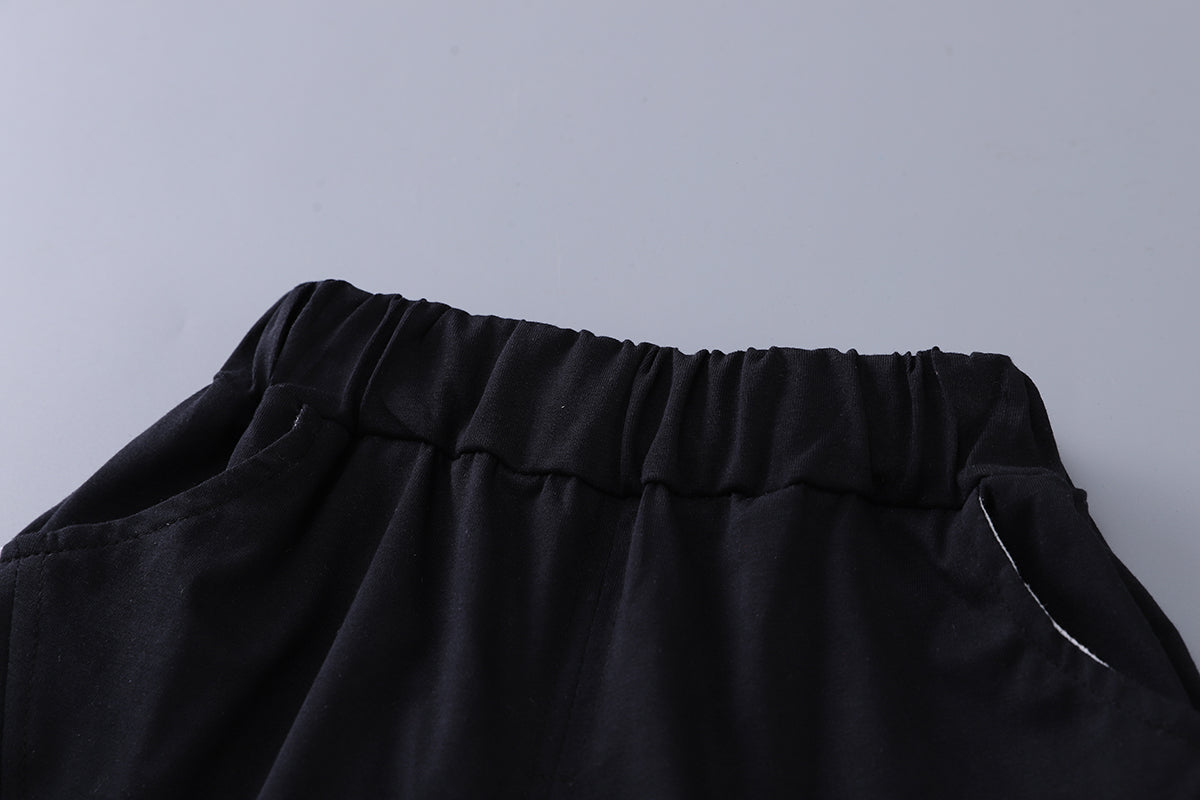 Boys Embroidered T-shirt With Shorts