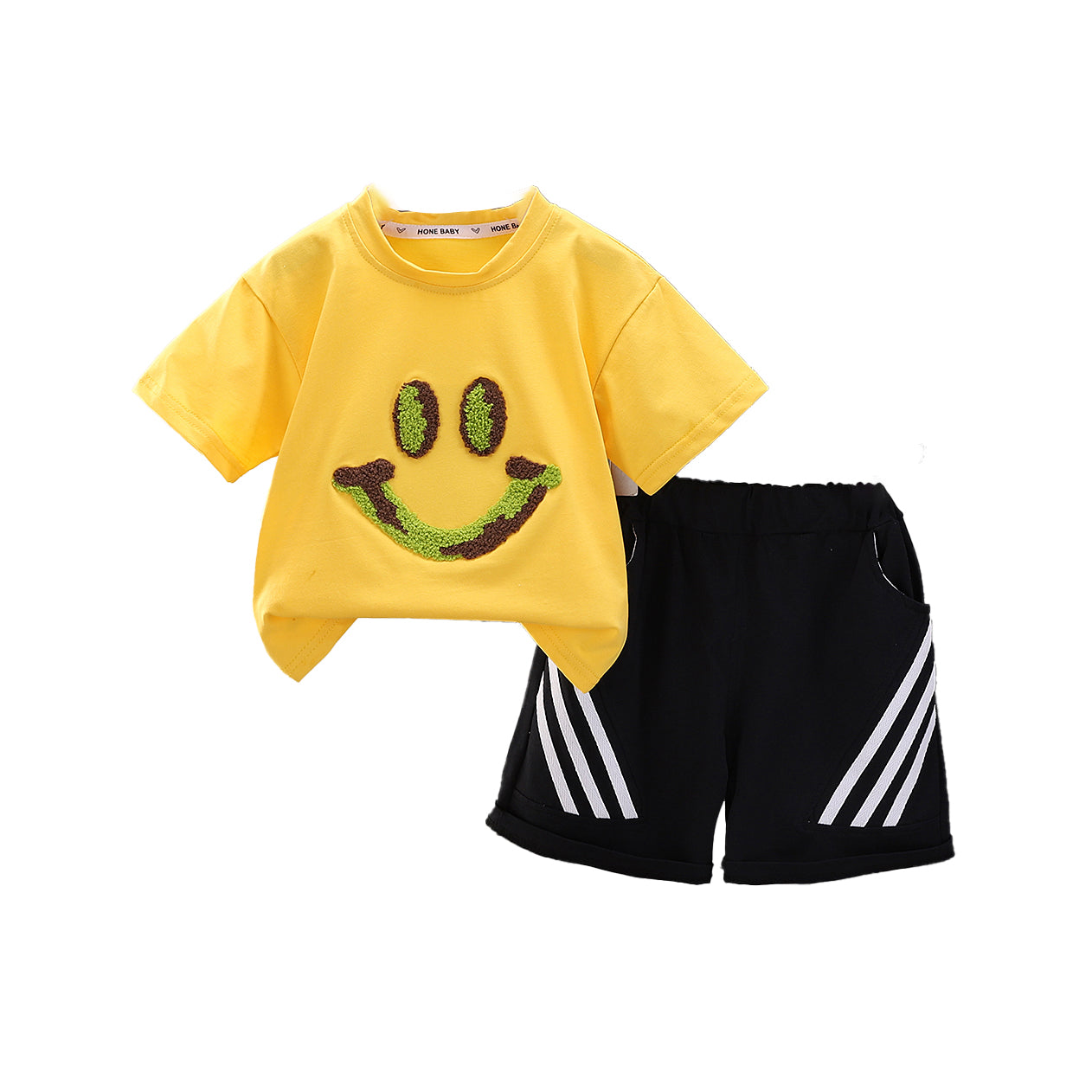 Boys Embroidered T-shirt With Shorts