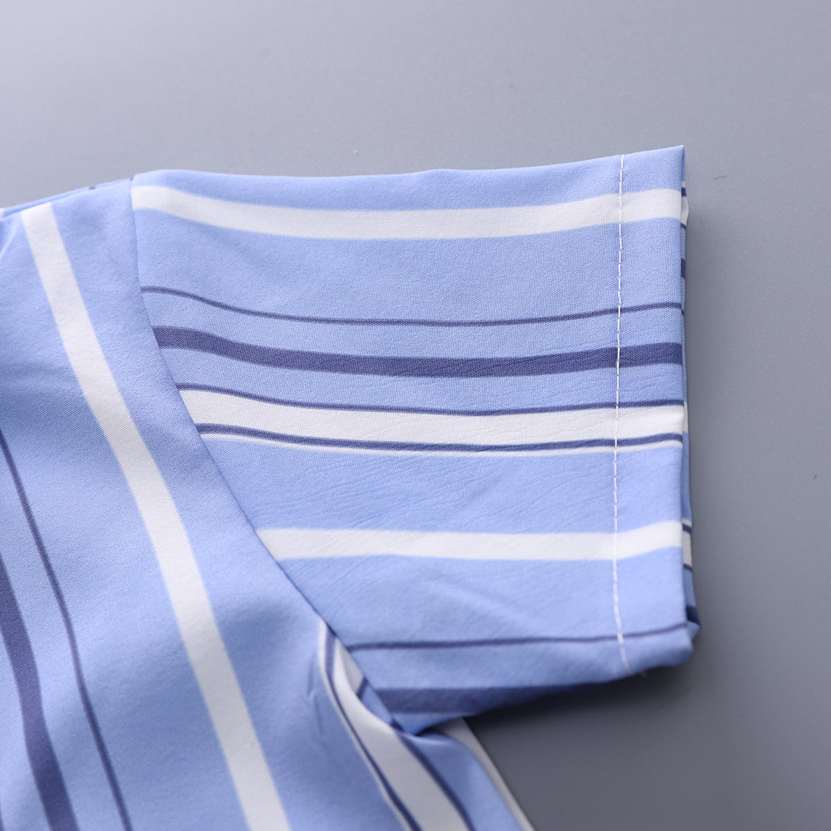 Boys Striped Shirt With Shorts