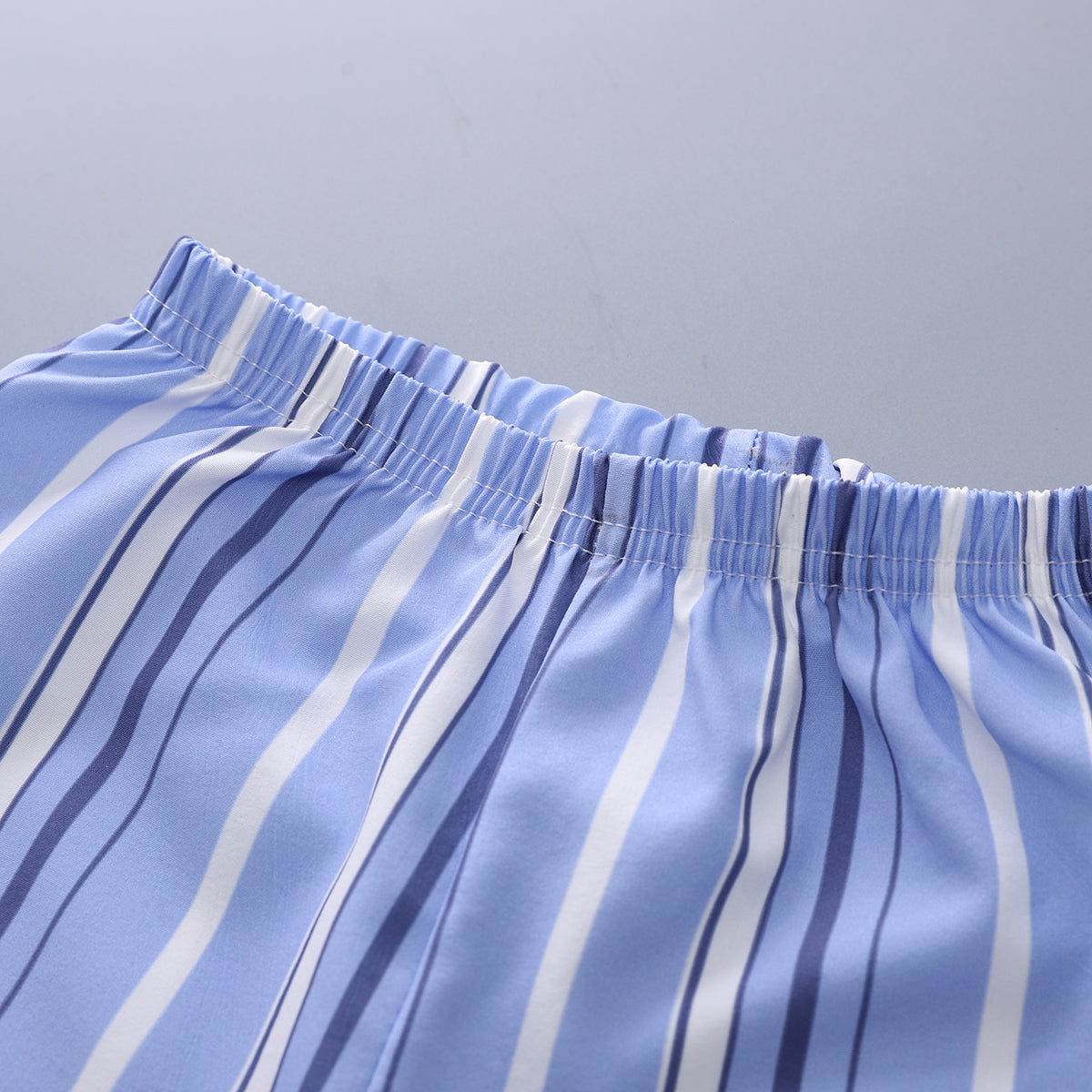 Boys Striped Shirt With Shorts