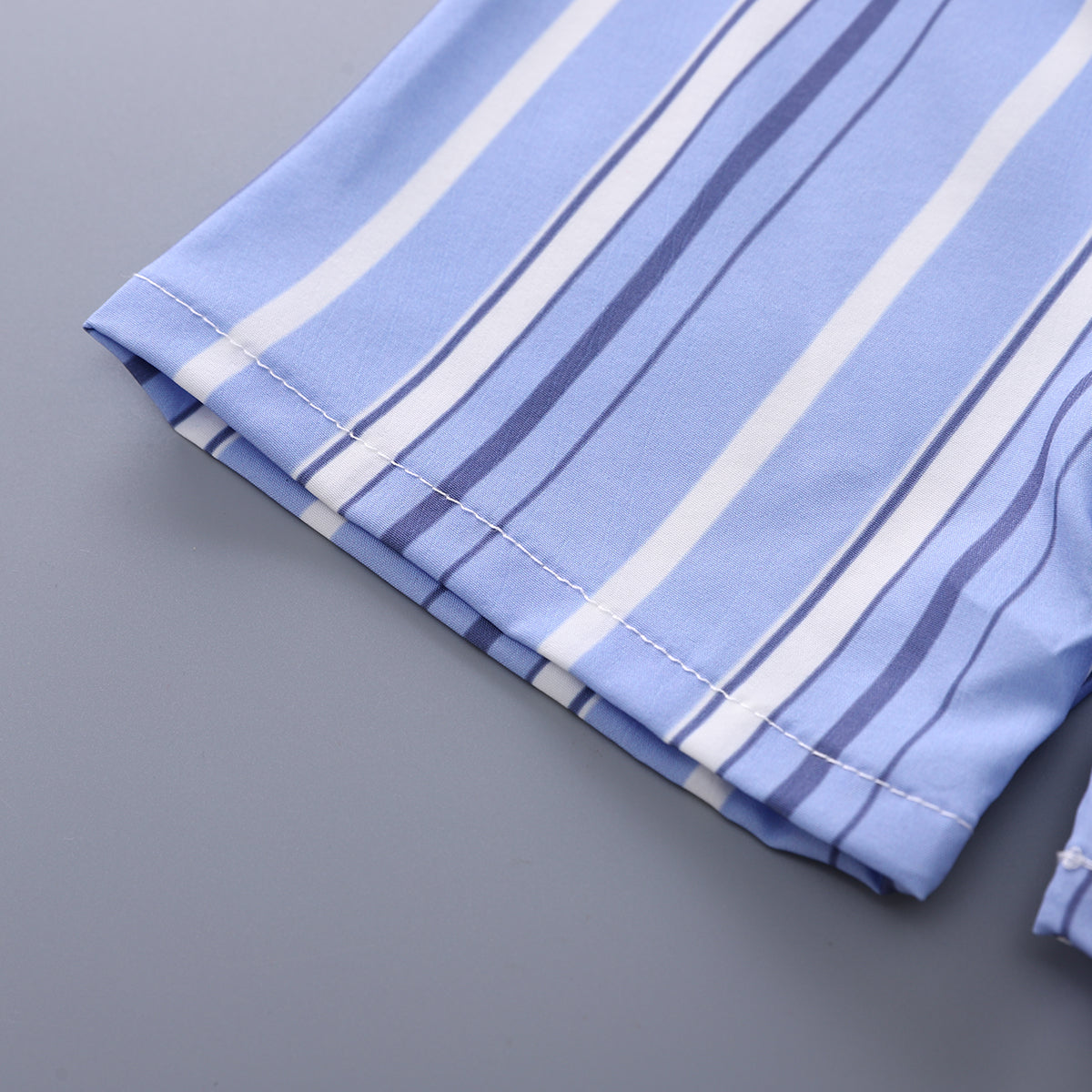 Boys Striped Shirt With Shorts