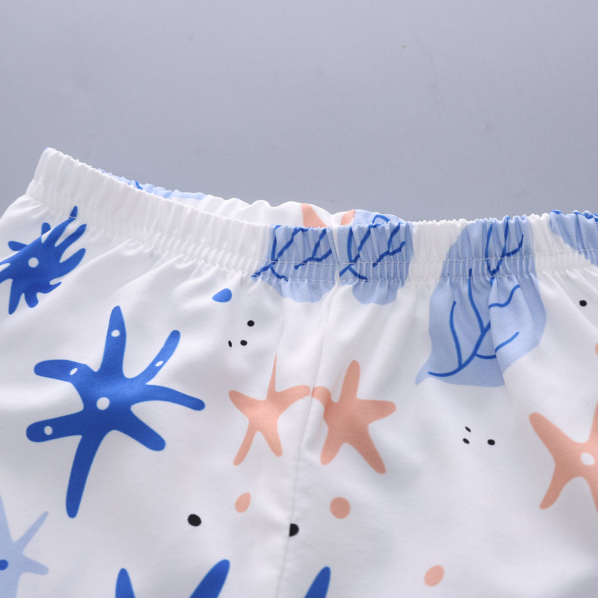 Boys Floral Printed Shirt With Shorts