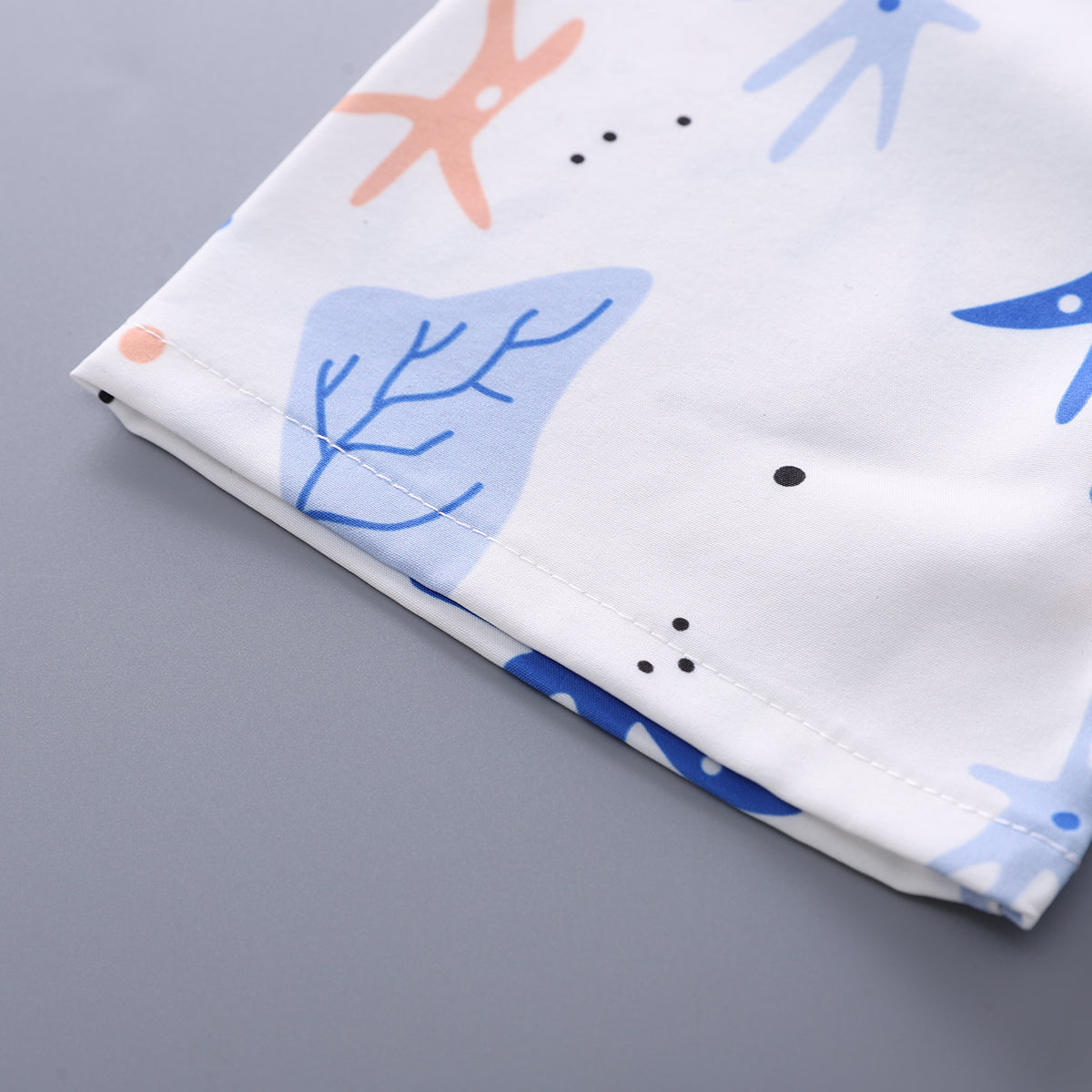 Boys Floral Printed Shirt With Shorts