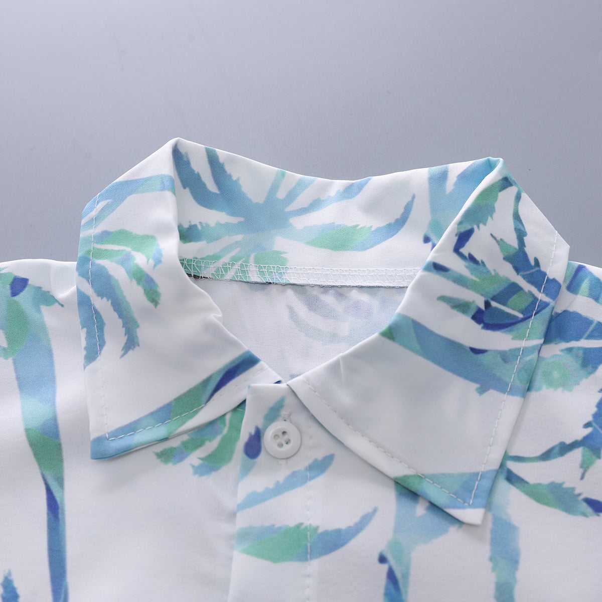 Boys Floral Printed Shirt With Shorts