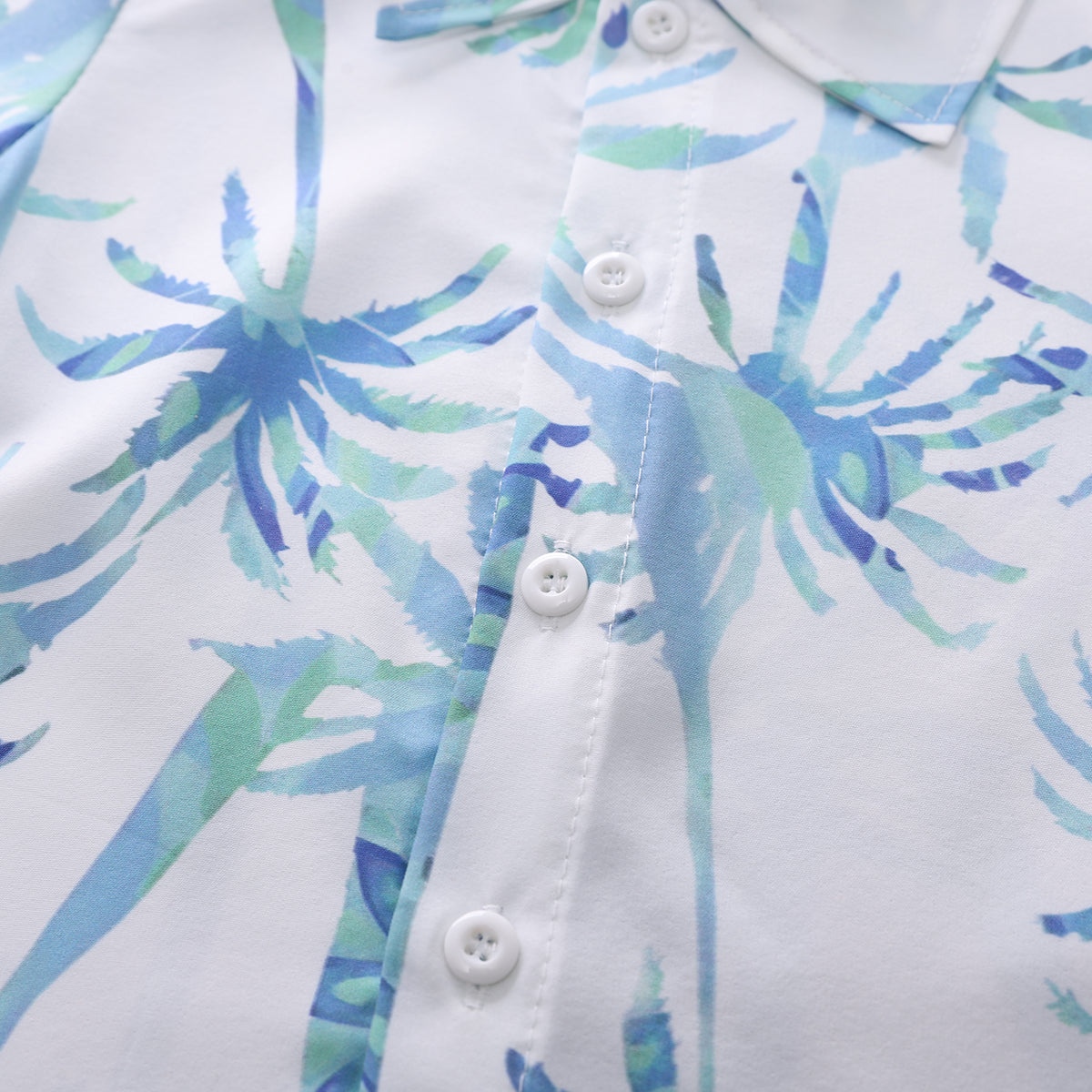 Boys Floral Printed Shirt With Shorts