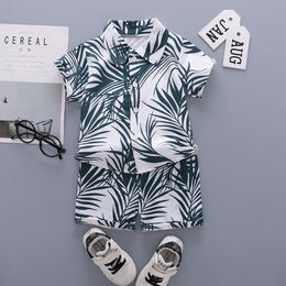 Boys Printed Shirt With Shorts
