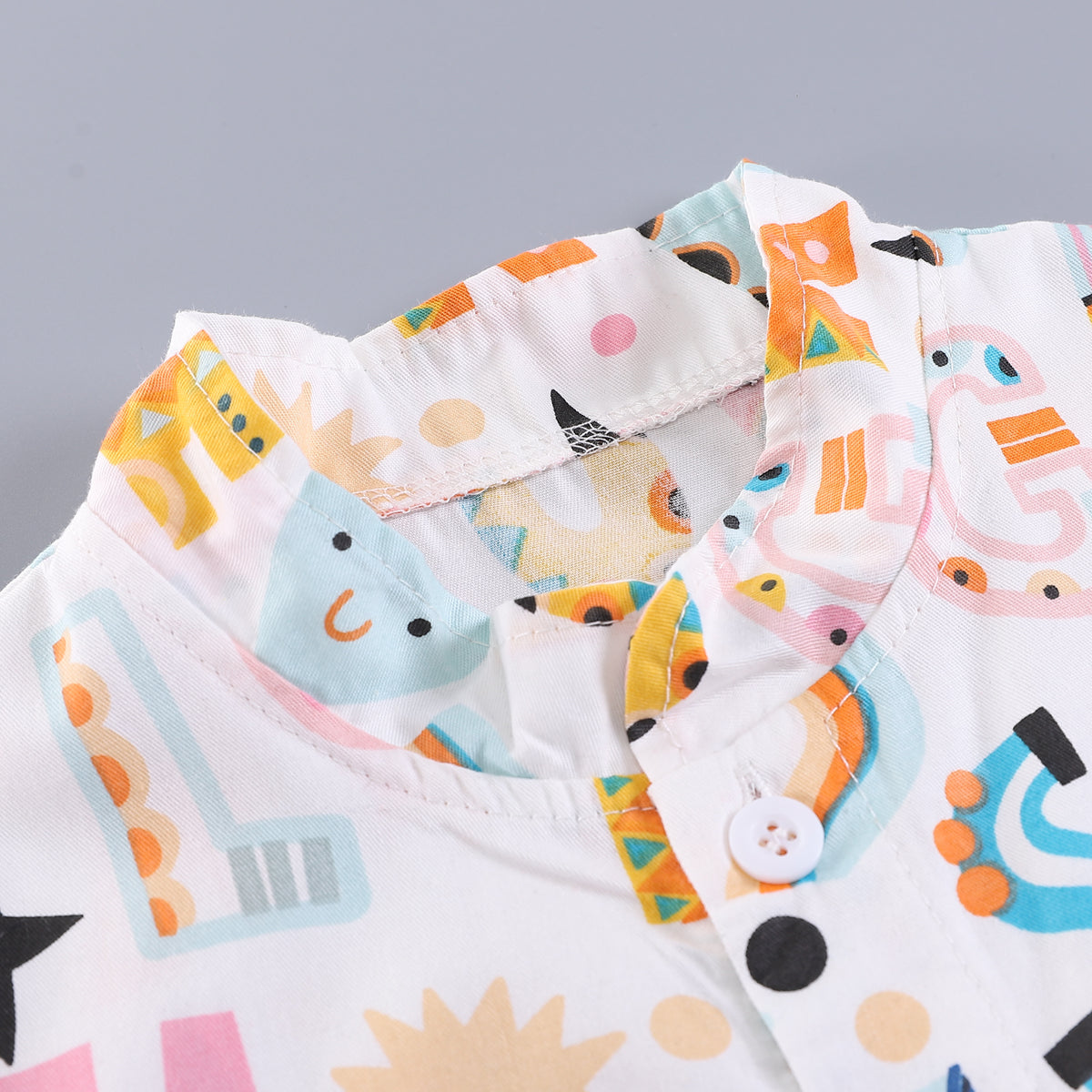 Infant Boys Printed Shirt with Shorts