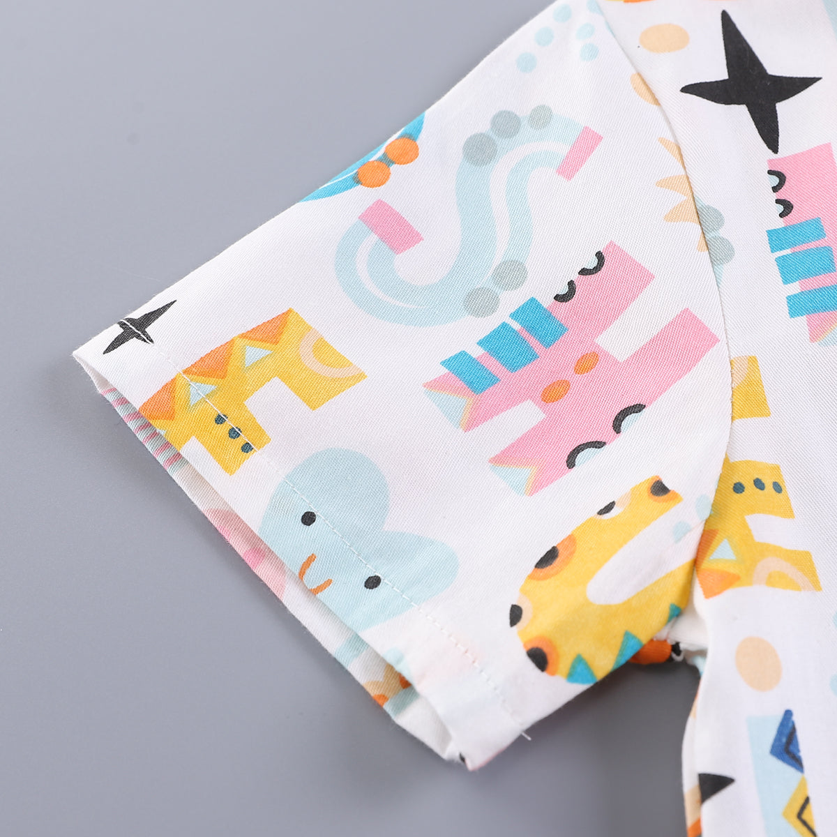 Infant Boys Printed Shirt with Shorts