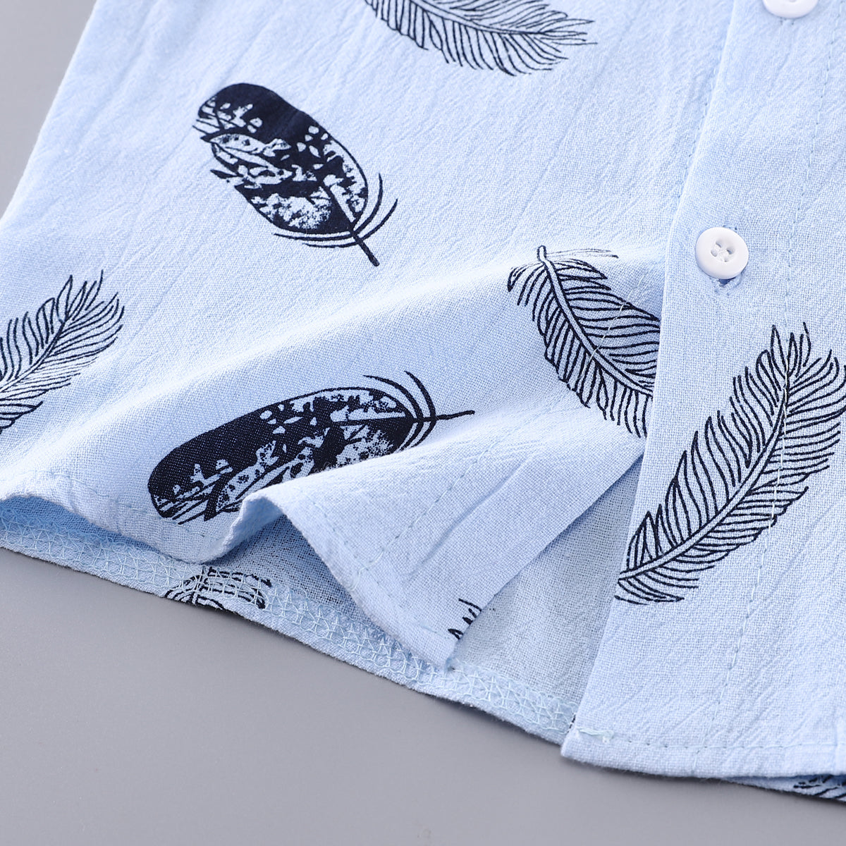 Boys Printed Shirt with Shorts