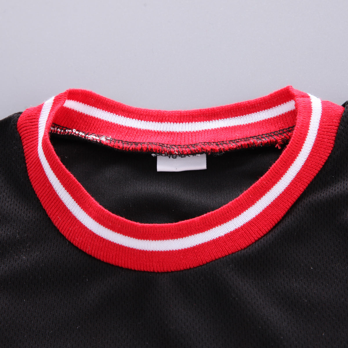 Boys Black & Red Printed Sleveless T-shirt with Shorts