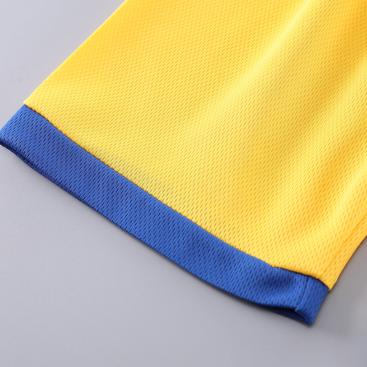 Boys Yellow & Blue Printed T-shirt with Shorts