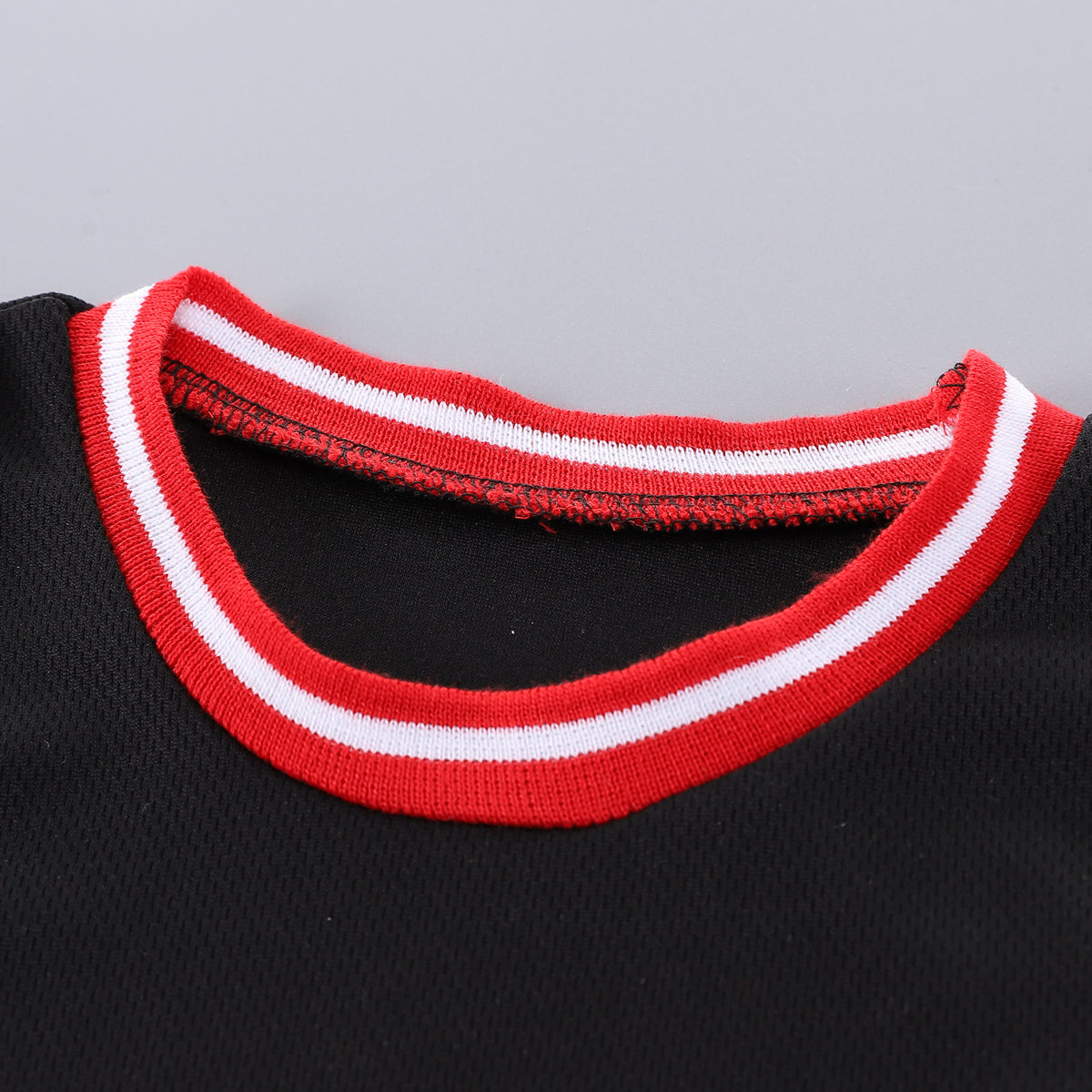 Boys Black Typography Printed Round Neck T-shirt With Shorts