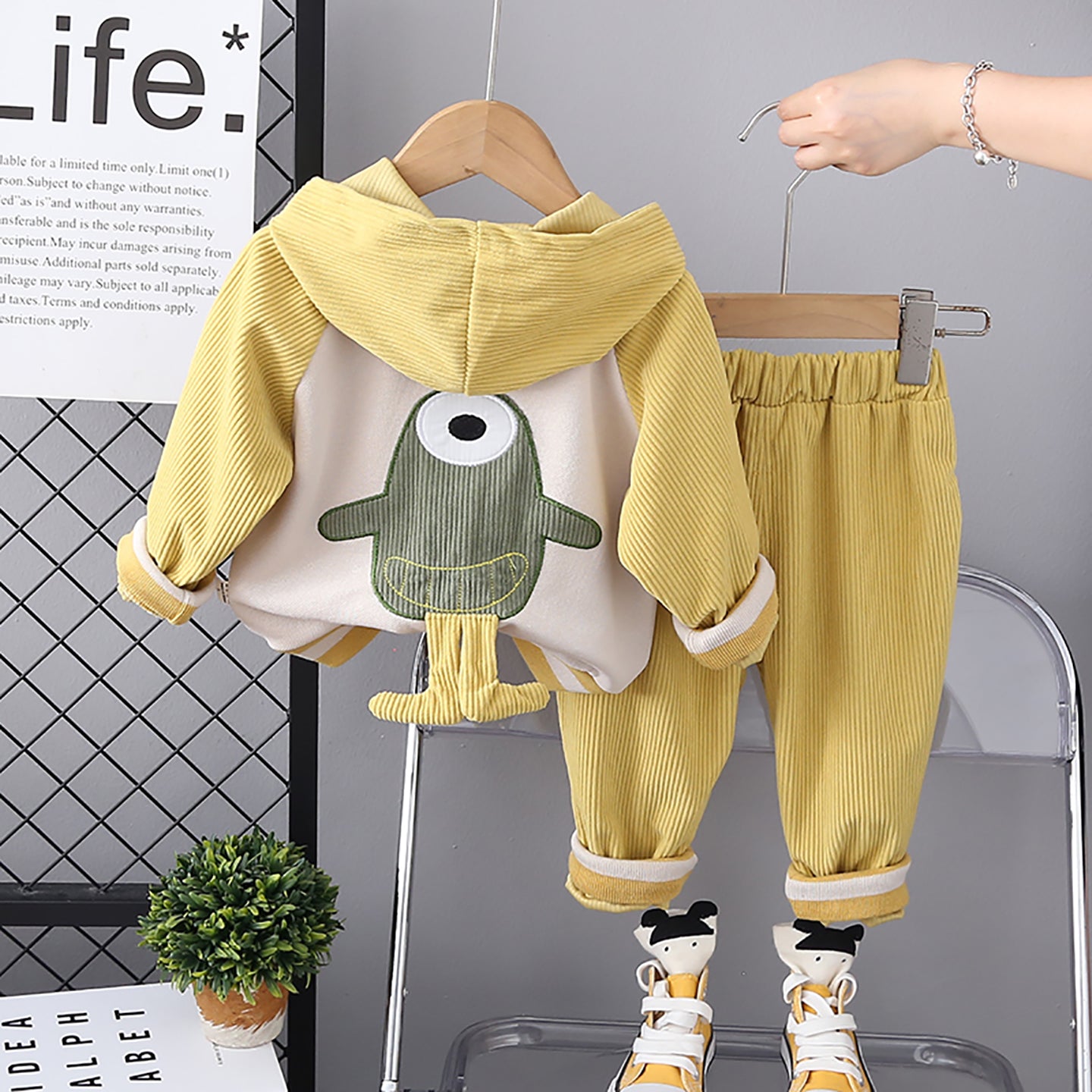 Kids Colourblocked Pure Cotton Top With Trousers