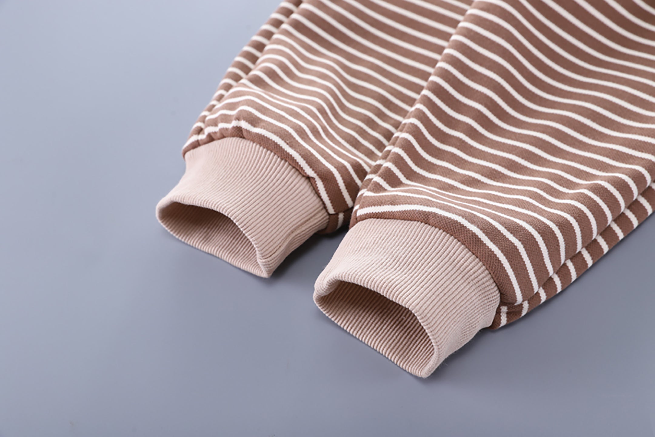 Kids Beige & Brown Printed Pure Cotton Top with Trousers