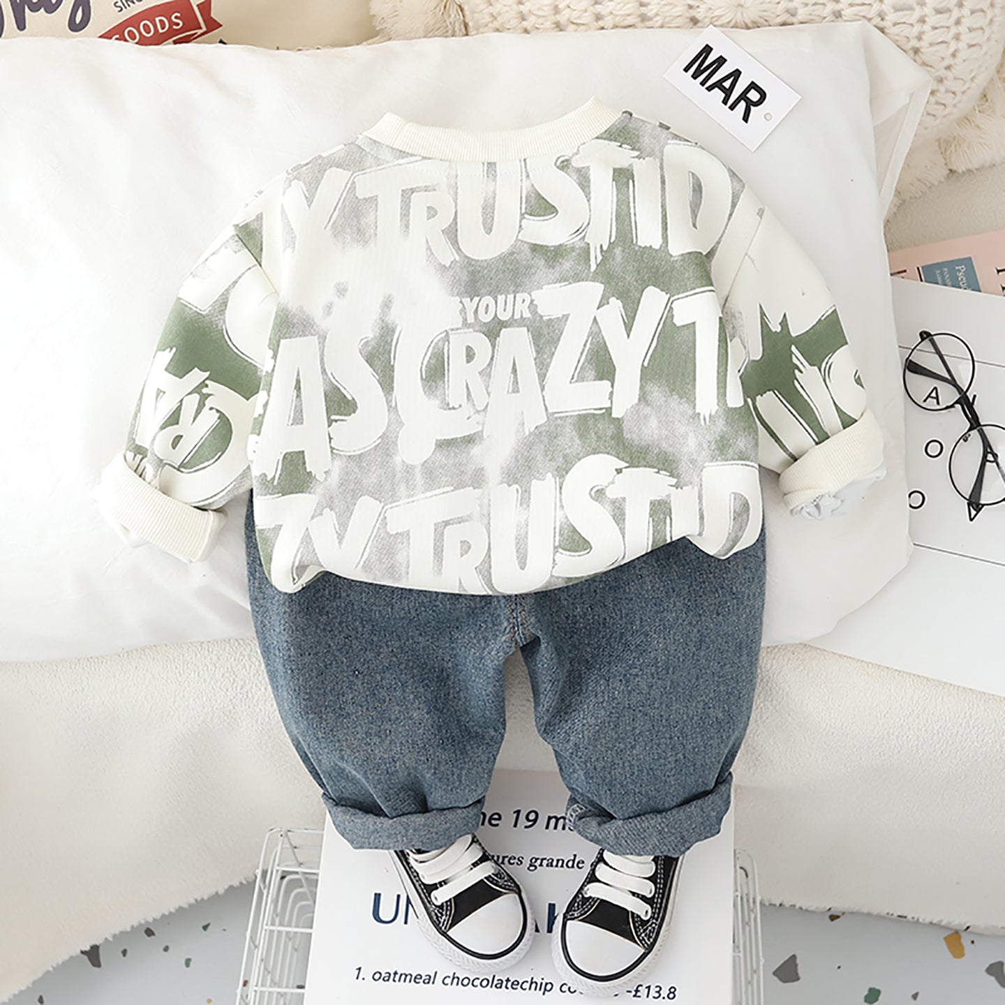 Kids Printed Pure Cotton T-shirt with Pyjama