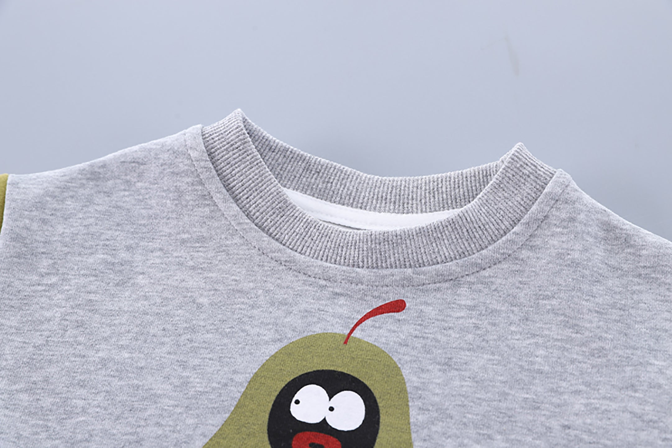 Kids Grey Graphic Printed Pure Cotton Sweatshirt With Pyjama