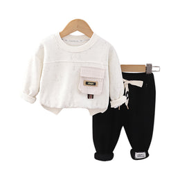 Kids Pure Cotton Sweatshirt with Pyjamas