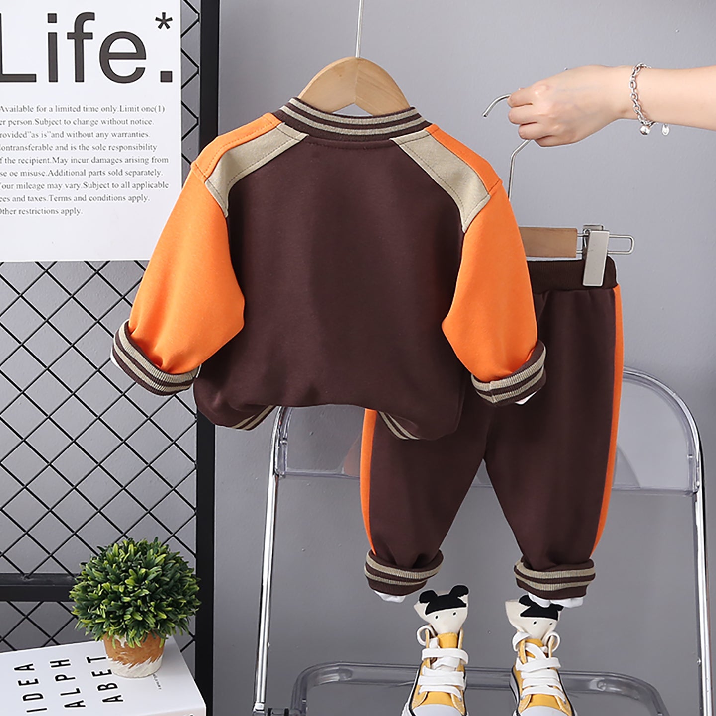 Kids Printed Pure Cotton Sweatshirt with Pyjama