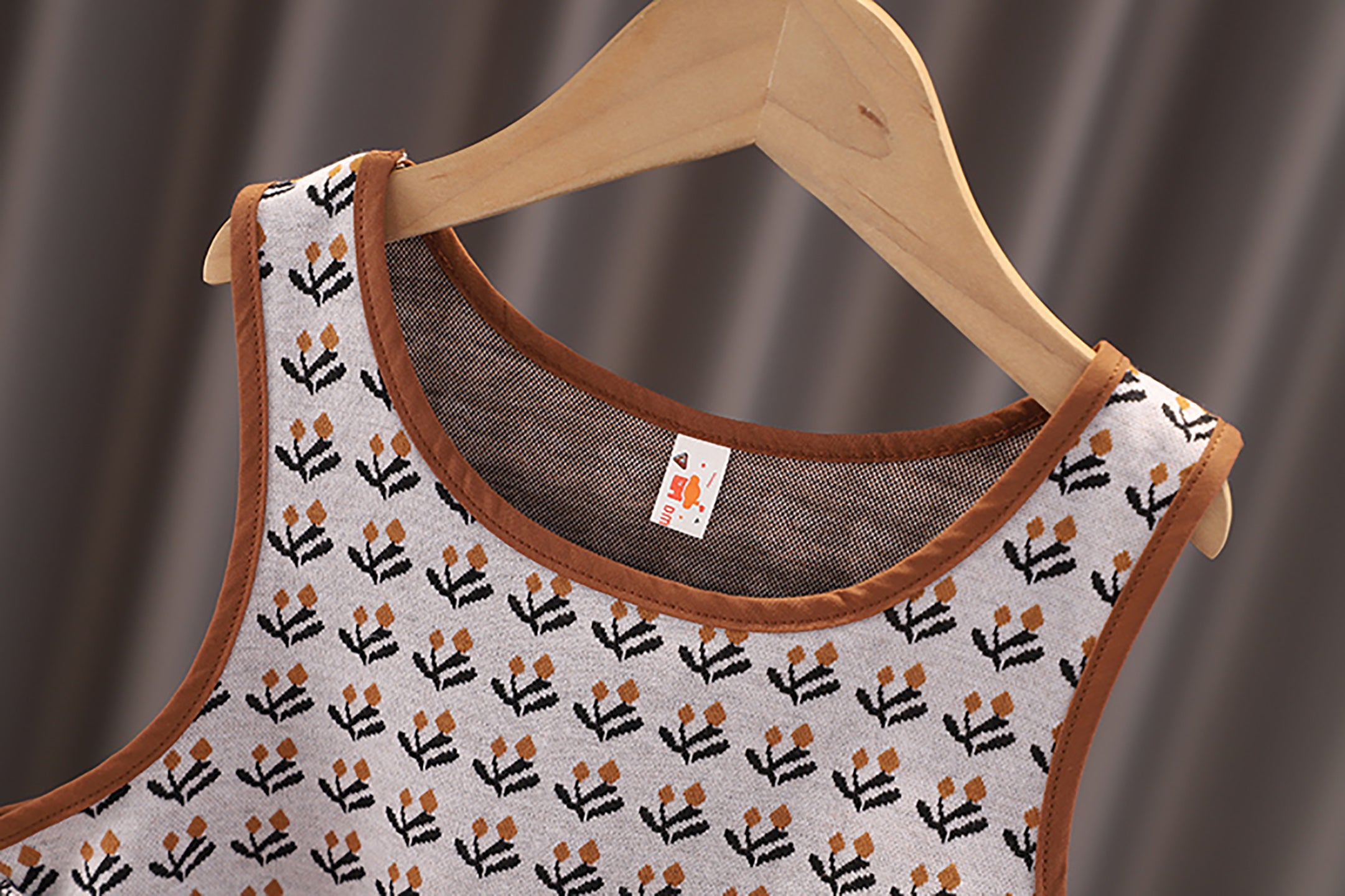 Girls Printed Pure Cotton Top with Trousers & Waistcoat