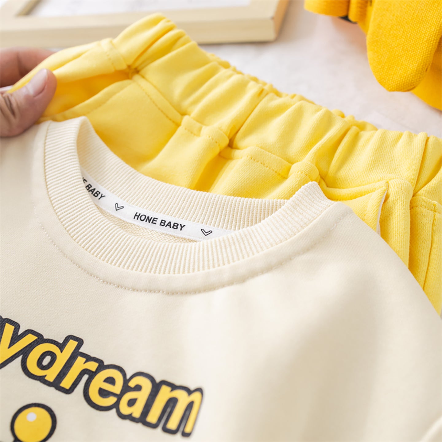 Kids Colourblocked Pure Cotton Top With Trousers