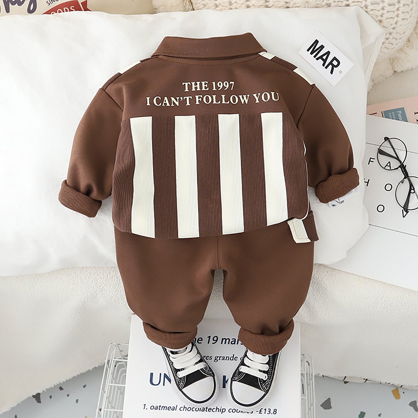 Kids Striped Pure Cotton Top with Trouser