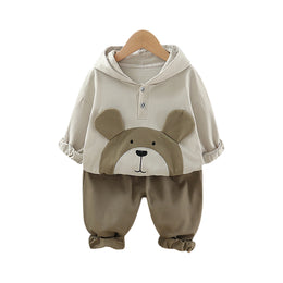 Kids Colourblocked Pure Cotton Top with Trousers