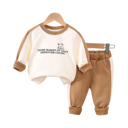 Unisex Kids Graphic Printed Pure Cotton Sweatshirt with Pyjama