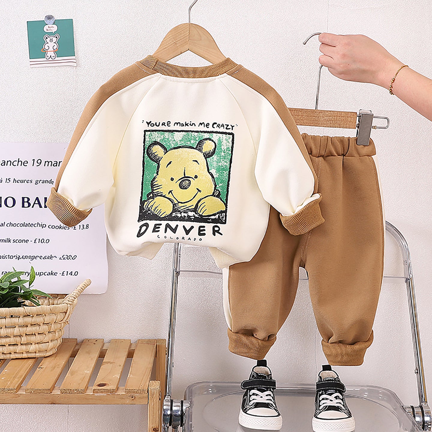 Unisex Kids Graphic Printed Pure Cotton Sweatshirt with Pyjama