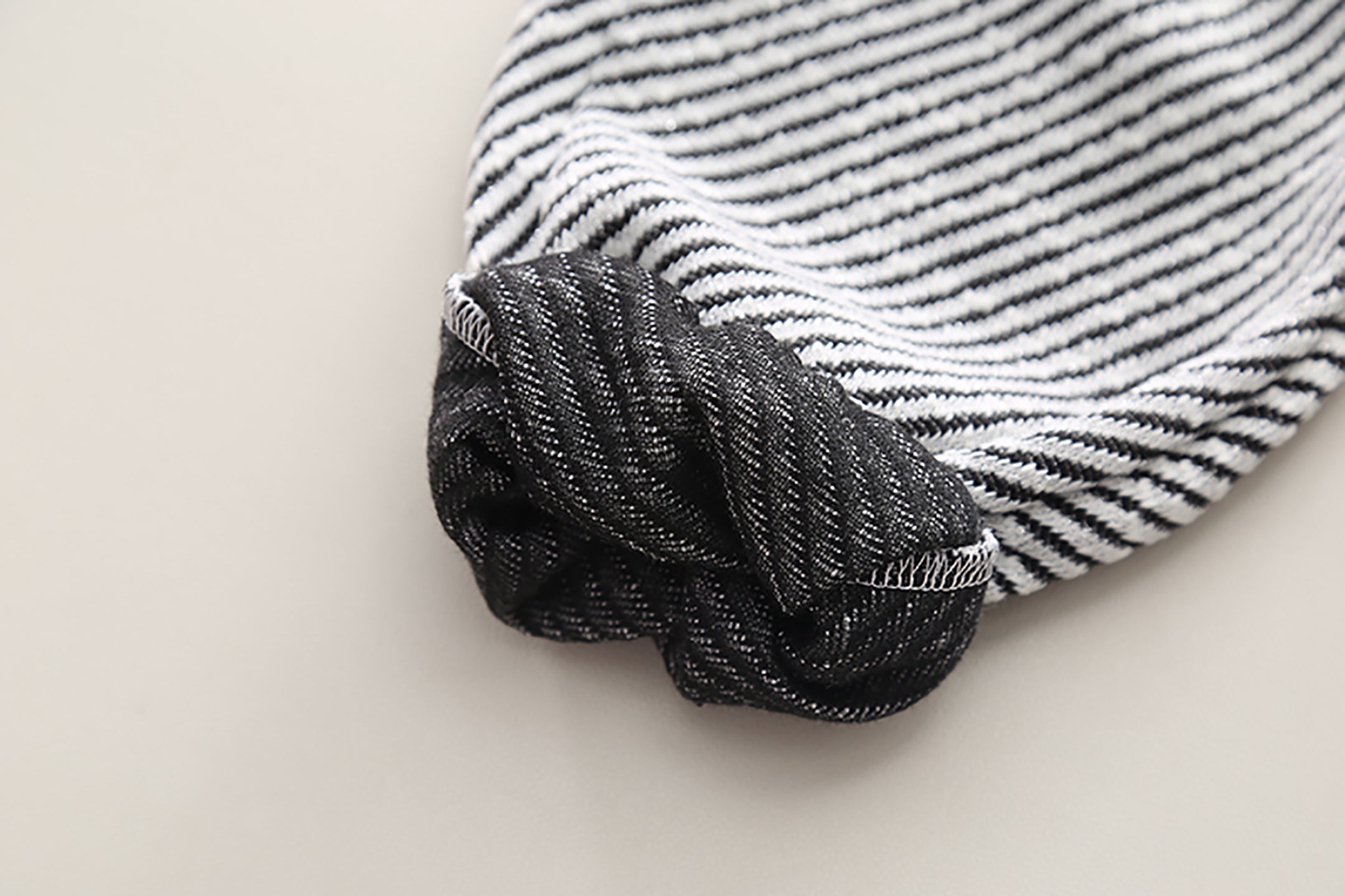 Kids Black & White Striped Pure Cotton Top with Pyjamas