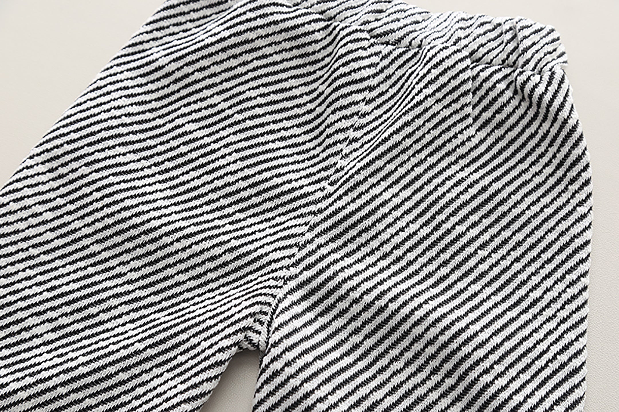 Kids Black & White Striped Pure Cotton Top with Pyjamas