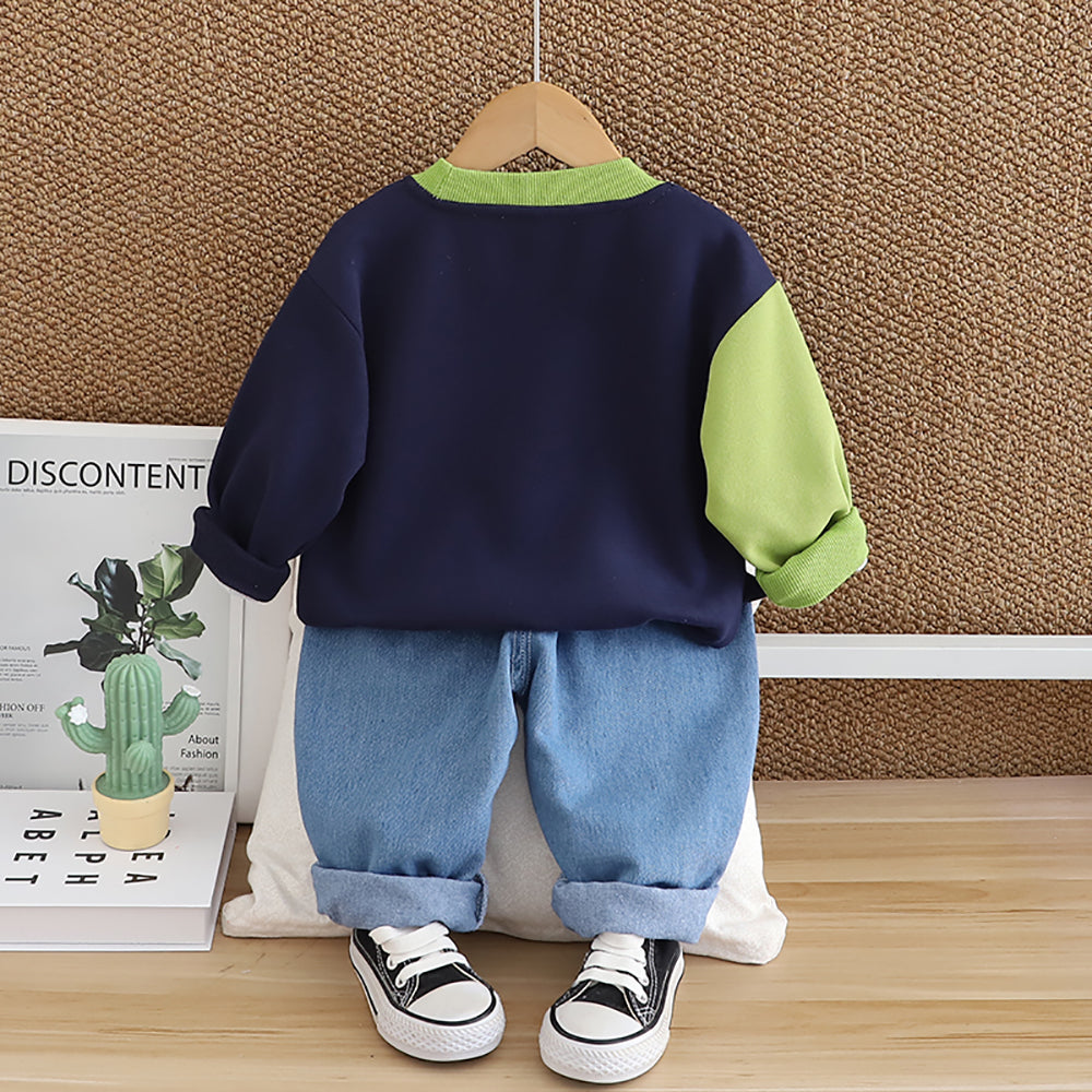 Kids Printed Pure Cotton T-shirt With Capri