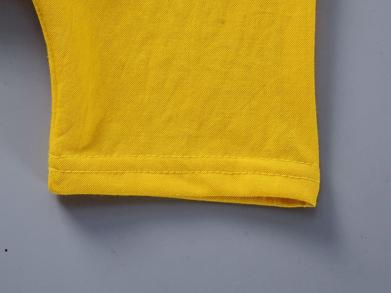 Boys Yellow Graphic Printed Top with Shorts