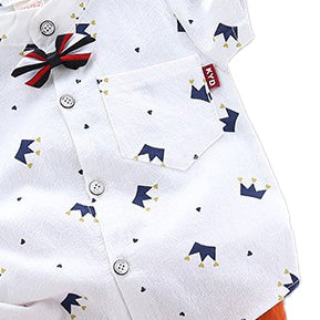 Infant Boys Printed Shirt with Shorts