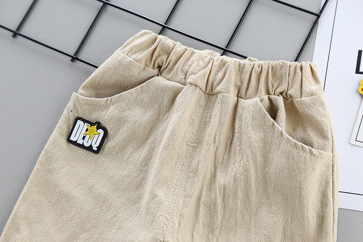Infant Boys Printed Shirt with Shorts