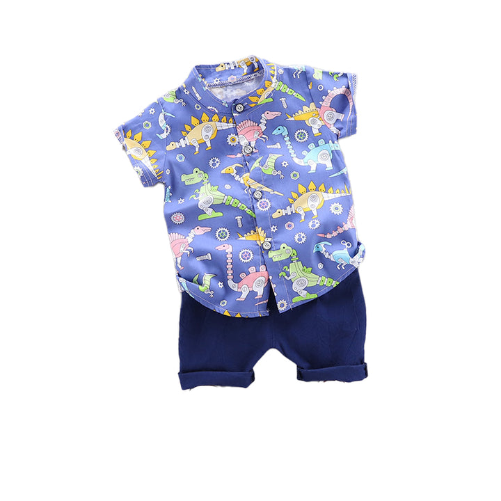 Infant Boys Printed Shirt with Shorts