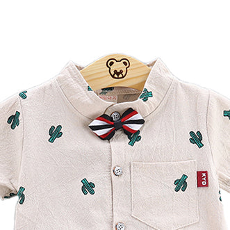 Infant Boys Printed Shirt with Shorts