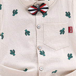 Infant Boys Printed Shirt with Shorts