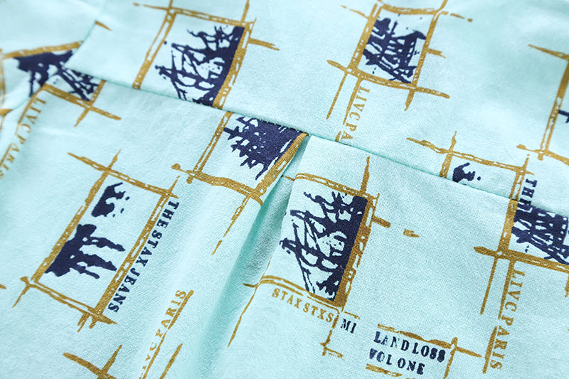 Infant Boys Printed Shirt with Shorts