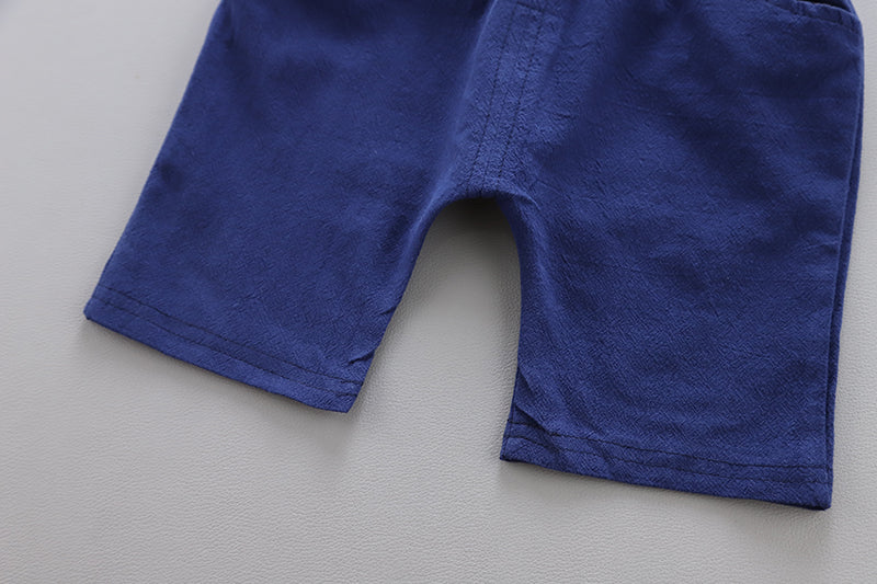 Infant Boys Printed Shirt with Shorts