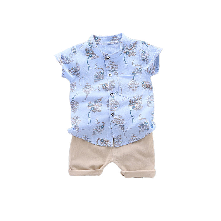Infant Boys Printed Shirt with Shorts