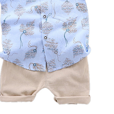 Infant Boys Printed Shirt with Shorts
