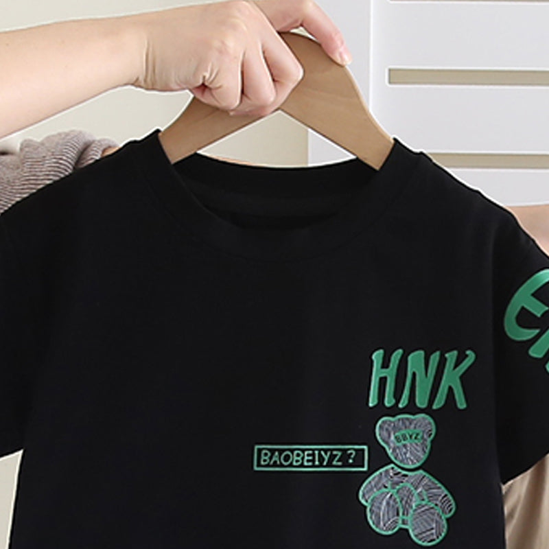 Printed T-shirt and Trousers Set